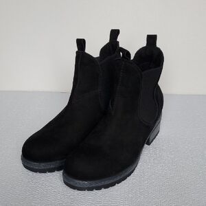 Ethan Valdes Chelsea Black Suede Ankle Boots Made in Italy